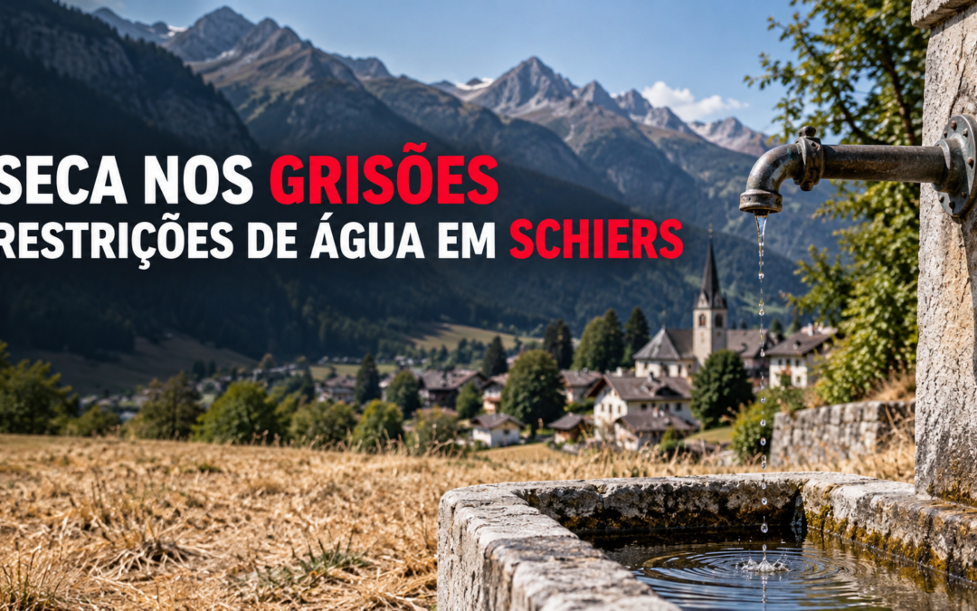Seca leva comuna dos Grisões a restringir o uso de água potável