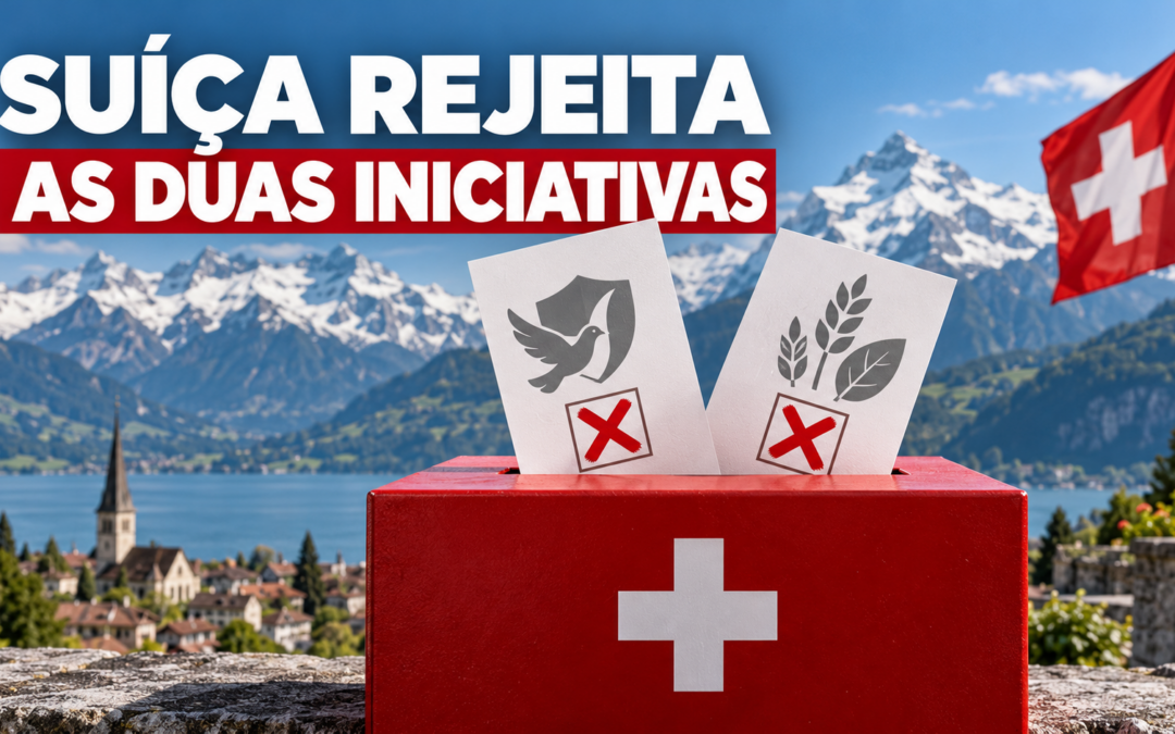 Suíça rejeita iniciativas sobre neutralidade e alimentação