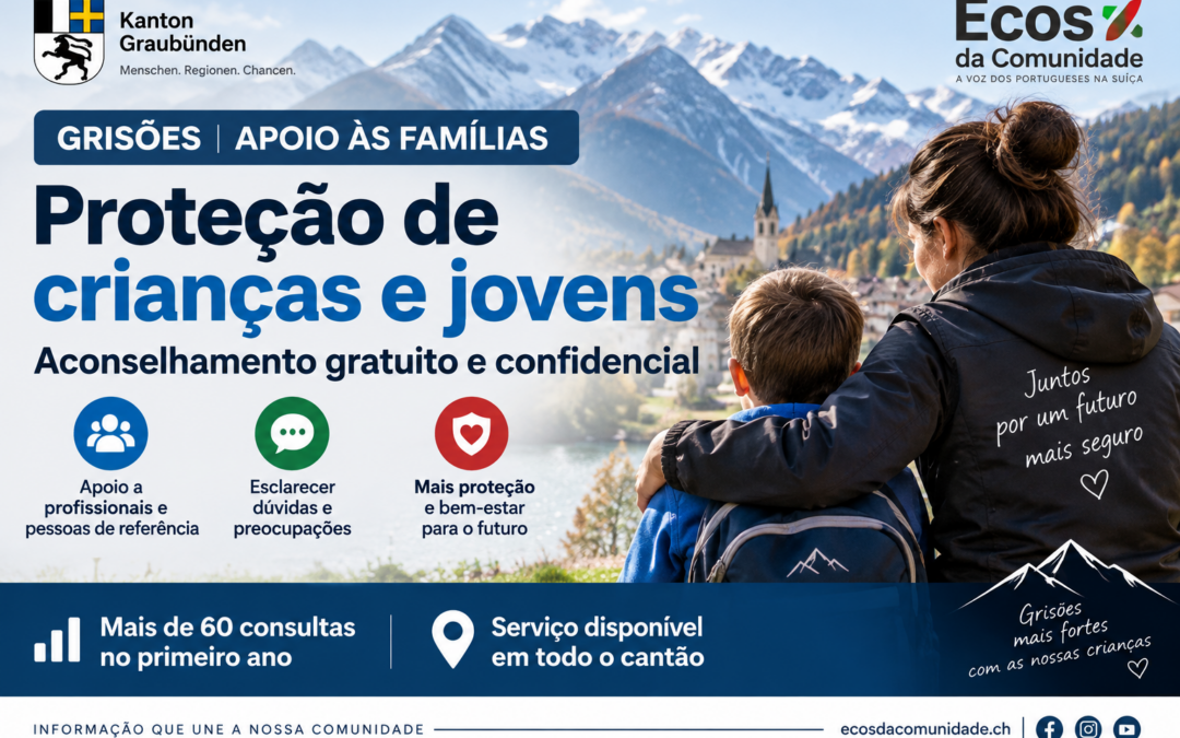 Grisões reforçam apoio gratuito na proteção de crianças e jovens