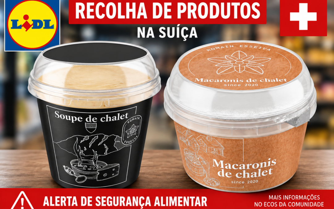 Lidl recolhe dois pratos preparados na Suíça por falha na refrigeração