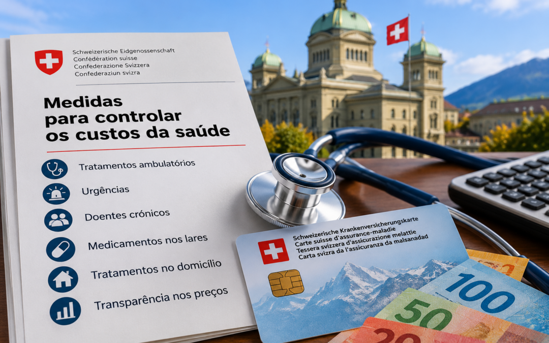 Suíça anuncia seis medidas para travar o aumento dos custos da saúde