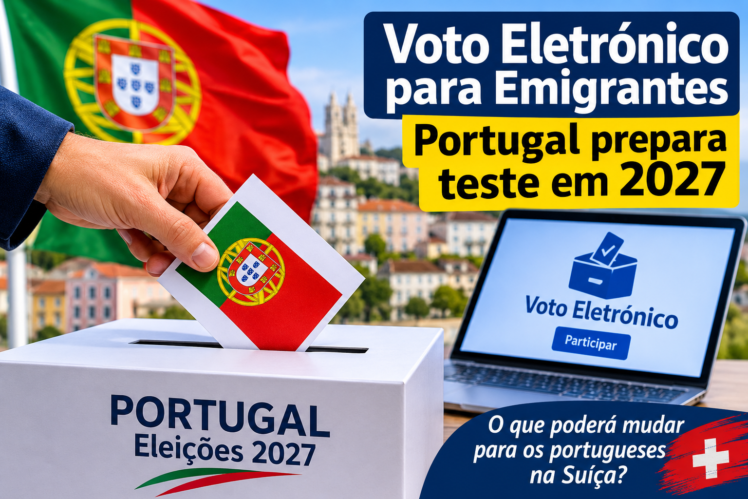 Portugal prepara teste ao voto eletrónico para emigrantes nas eleições de 2027